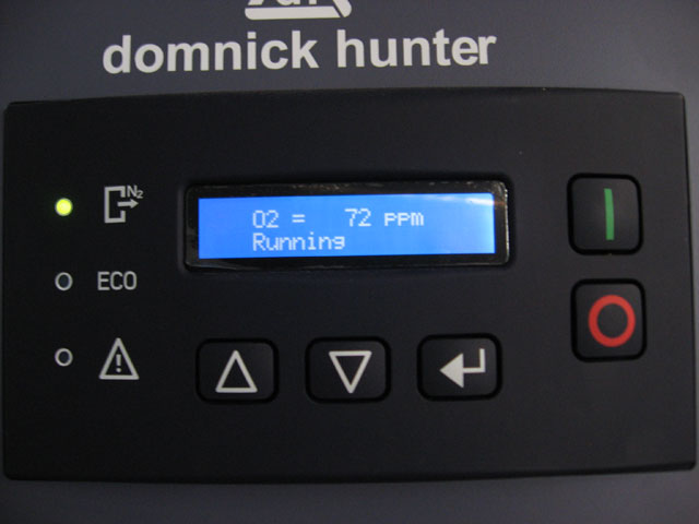 Чистота азота 72 ppm